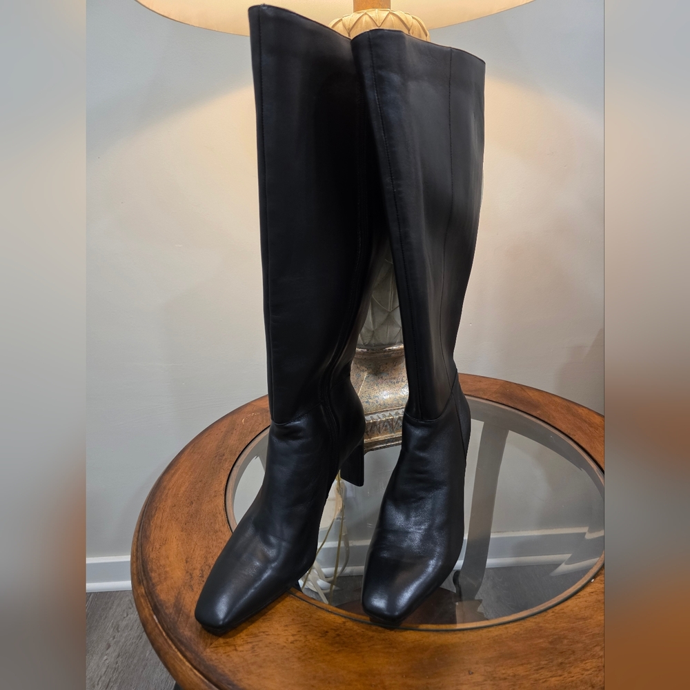 Alfani Black Knee-High Heeled Boots
